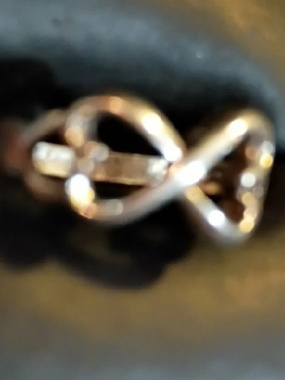 Sterling Silver Infinity Heart Ring 8